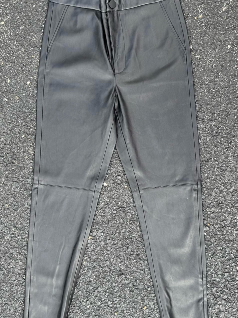 Women’s Black Faux Leather Leggings